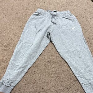 Nike Women Light Gray Sweatpants